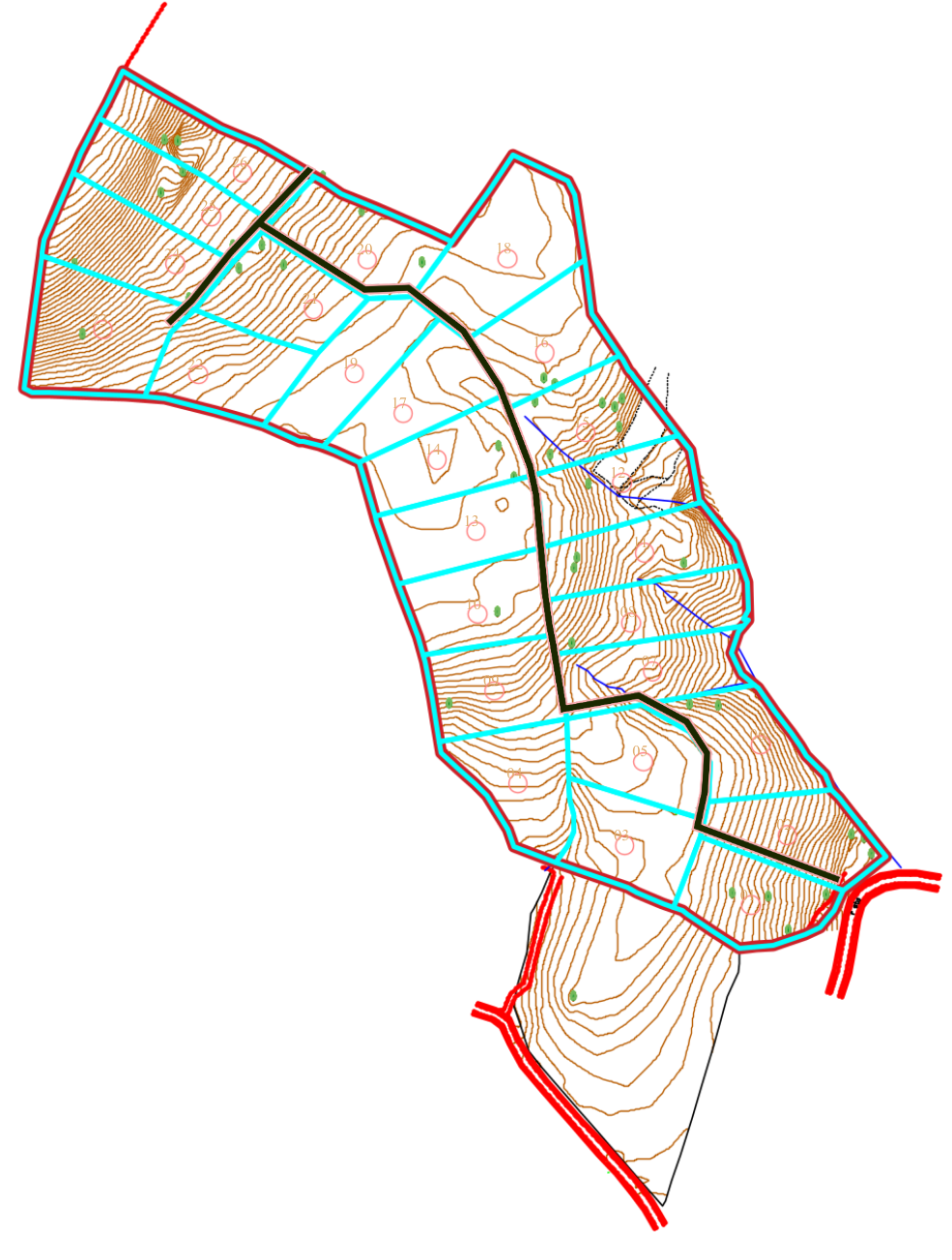 Khulshi Site Plan — 26 Exclusive Estates, ANGAN